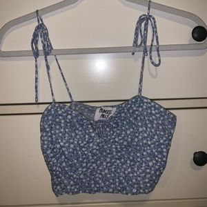 Princess Polly Floral Cropped Tank